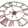 Sieninis laikrodis, raudonos spalvos, 58 cm, metalas