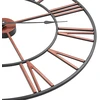 Sieninis laikrodis, raudonos spalvos, 58 cm, metalas