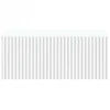 Sieninis naktinis staliukas 2 pcs Balta 49 x 34,5 x 20 cm