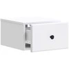 Sieninis naktinis staliukas 2 pcs Balta 34,5 x 33 x 20 cm