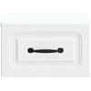 Sieninis naktinis staliukas 2 pcs Balta 34,5 x 33 x 20 cm
