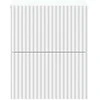 Sieninis naktinis staliukas 2 pcs Balta 33 x 34,5 x 40 cm