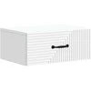 Sieninis naktinis staliukas 2 pcs Balta 49 x 34,5 x 20 cm