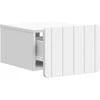 Sieninis naktinis staliukas 2 pcs Balta 33 x 34,5 x 24 cm
