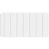 Sieninis naktinis staliukas 2 pcs Balta 49 x 34,5 x 24 cm
