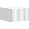 Sieninis naktinis staliukas 2 pcs Balta 33 x 34,5 x 20 cm