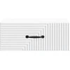 Sieninis naktinis staliukas 2 pcs Balta 49 x 34,5 x 20 cm