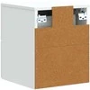 Sieninis naktinis staliukas 2 pcs Balta 33 x 34,5 x 40 cm