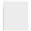 Sieninis naktinis staliukas 2 pcs Balta 34,5 x 33 x 40 cm