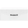 Sieninis naktinis staliukas 2 pcs Balta 49 x 34,5 x 20 cm