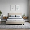 Sieninis naktinis staliukas 2 vnt. Dūminio ąžuolo