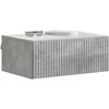 Sieninis naktinis staliukas Betono pilka 49 x 34,5 x 20 cm