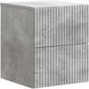 Sieninis naktinis staliukas Betono pilka 33 x 34,5 x 40 cm