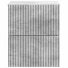 Sieninis naktinis staliukas Betono pilka 33 x 34,5 x 40 cm