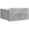 Sieninis naktinis staliukas Betono pilka 49 x 34,5 x 24 cm