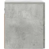 Sieninis naktinis staliukas Betono pilka 33 x 34,5 x 40 cm