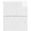 Sieninis naktinis staliukas Itin blizgi balta 34,5 x 33 x 40 cm
