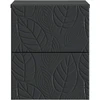 Sieninis naktinis staliukas Juoda 34,5 x 33 x 40 cm