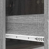 Sieninis naktinis staliukas Pilka Sonoma 49 x 34,5 x 20 cm