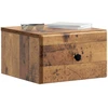 Sieninis naktinis staliukas Sendintos medienos