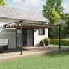 Pavėsinė 400 x 300 x 200 cm Taupe Poliesteris