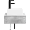 Sieninis skalbimo kriauklė Betono pilka 40 x 41 x 39 cm