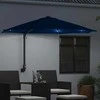 Sodo skėtis Azurblau 248 x 248 x 148 cm Poliesteris ir plienas