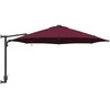 Sodo skėtis Bordo raudona 248 x 248 x 148 cm