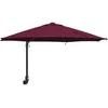 Sodo skėtis Bordo raudona 248 x 248 x 148 cm