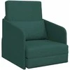 Sofa lova Tamsiai žalia 65 x 80 x 83 cm audinys
