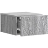 Sieninis šoninis staliukas 2 pcs Pilka Sonoma 34,5 x 33 x 20 cm