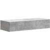 Sieninis šoninis staliukas Betono pilka 87,5 x 34,5 x 17 cm