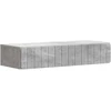 Sieninis šoninis staliukas Betono pilka 87,5 x 34,5 x 17 cm
