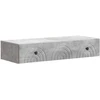 Sieninis šoninis staliukas Betono pilka 87,5 x 34,5 x 17 cm