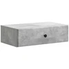 Sieninis šoninis staliukas Betono pilka 59 x 34,5 x 17 cm