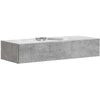Sieninis šoninis staliukas Betono pilka 87,5 x 34,5 x 17 cm