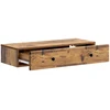 Sieninis šoninis staliukas Sendintos medienos Apdirbta mediena