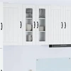 Sieninis stiklinis kabinetas LUCCA Balta 60 x 31 x 80 cm