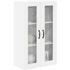 Sieninis stiklinis kabinetas LUCCA Balta 60 x 31 x 100 cm