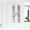 Sieninis stiklinis kabinetas LUCCA Balta 60 x 31 x 100 cm