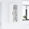 Sieninis stiklinis kabinetas PORTO Balta 40 x 31 x 100 cm
