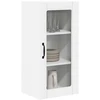 Sieninis stiklinis kabinetas PORTO Balta 40 x 31 x 80 cm
