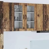 Sieninis stiklinis kabinetas PORTO Senas medis 40 x 31 x 80 cm