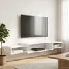 Sieninis televizoriaus stovas Sieninis Balta 180 x 28 x 21 cm