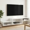 Sieninis televizoriaus stovas Sieninis Balta 150 x 28 x 26 cm