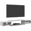 Sieninis televizoriaus stovas Betono pilka 140 x 28 x 21 cm
