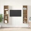 TV staliukas TV spintelių komplektas 4 pcs Amatininkų ąžuolas