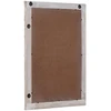 sieninis veidrodis Balta 70 x 50 cm Kietas mango medis