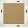 Sieninis veidrodis, baltas, 50x50cm, barokinis stilius