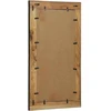 Sieninis veidrodis Stačiakampio Juoda ir Ruda 50 x 2 x 90 cm